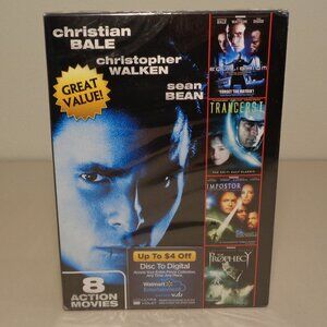 8 MOVIE ACTION PACK / New DVD / 2 Disc Set